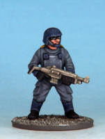 Shotgun. These firearms trade some of the range of the carbine for greater hitting power. Shotguns take up 2 gear slots, have a maximum range of 12�, and have a +1 Damage modifier. Any figure that normally carries a carbine may trade it for a shotgun.